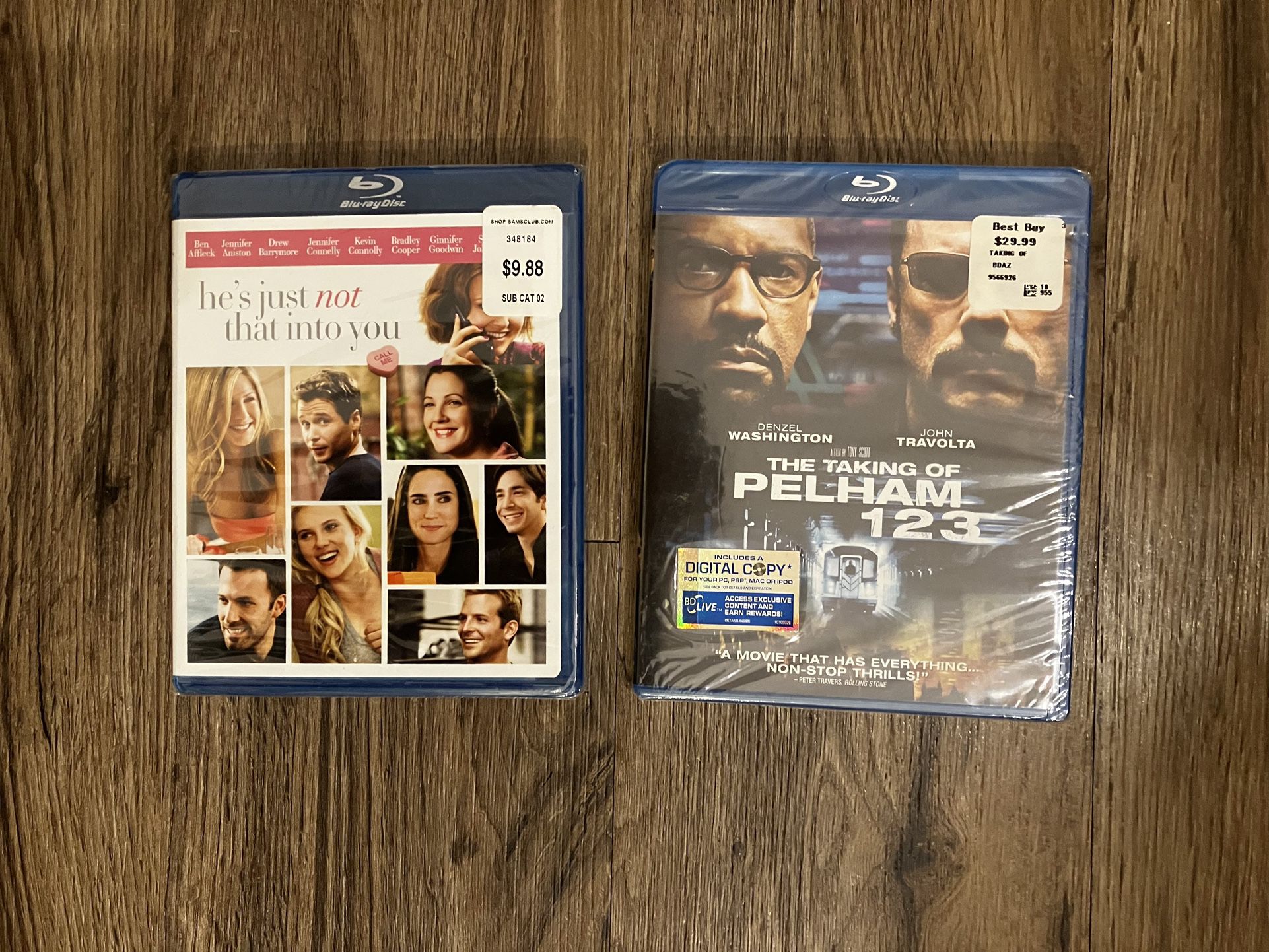 Set of Two Movies - Brand New Blue Ray Discs 