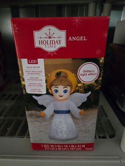 Brand New Led Christmas Angle Inflatable. "CHECK OUT MY PAGE FOR MORE DEALS "