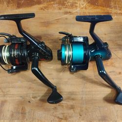 2 Shakespeare Alpha 2000 Size Fishing Reels / Reel