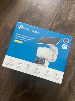 Security Camera - Battery Power with Solar