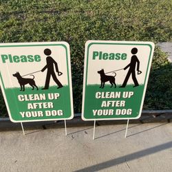 Dog Sign for garden