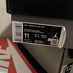 Jordan 10 New In Box