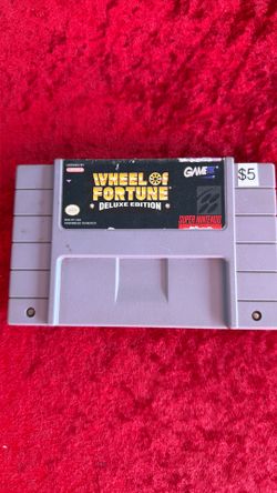 Wheel of fortune SNES  game