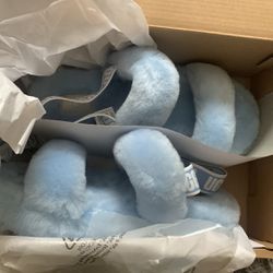 Light Blue Ugg Sandals