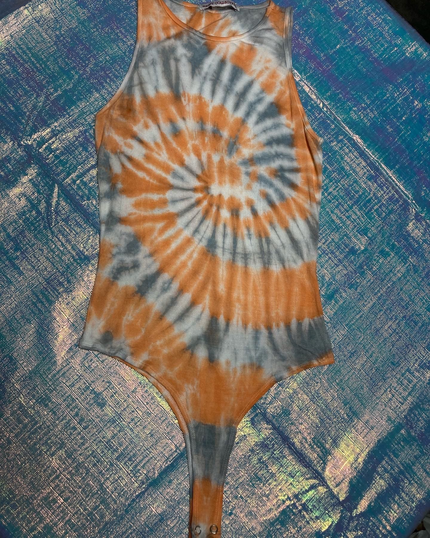 New! Tie Dye Bodysuit Homemade Size Small