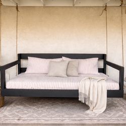 Custom Built Hanging Daybed Porch Swing – Twin Size