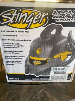 Stinger HD2025 2.5 Gallon Wet/Dry Vac