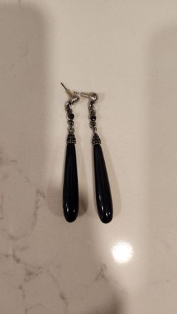 Black earrings