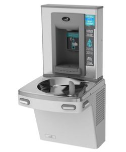OASIS Drinking Fountain w/ Bottle Filler in Stainless Steel, M/N 506465, Unused