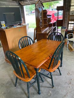 Table and 4 chairs