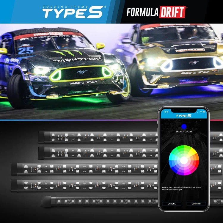  TYPE S TOURING ITEMS Automotive Neon Accent Light Kit