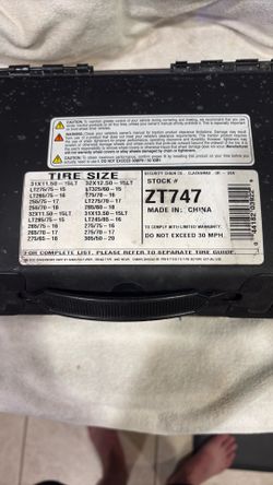 Zt747 ZT 747 ice snow tire cable chains