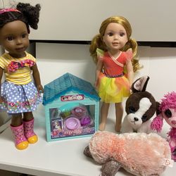 American Girl Dolls Bundle 