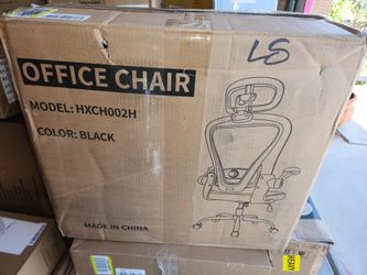 Office Chair, Ergonomic Office Chair with Headrest, Comfy Home Office Desk Chairs with Lumbar Support & Flip-up Armrests, 330LBS High Back Mesh Comput