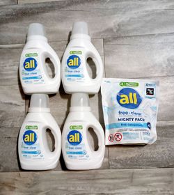 all Free Clear Laundry Detergent BUNDLE