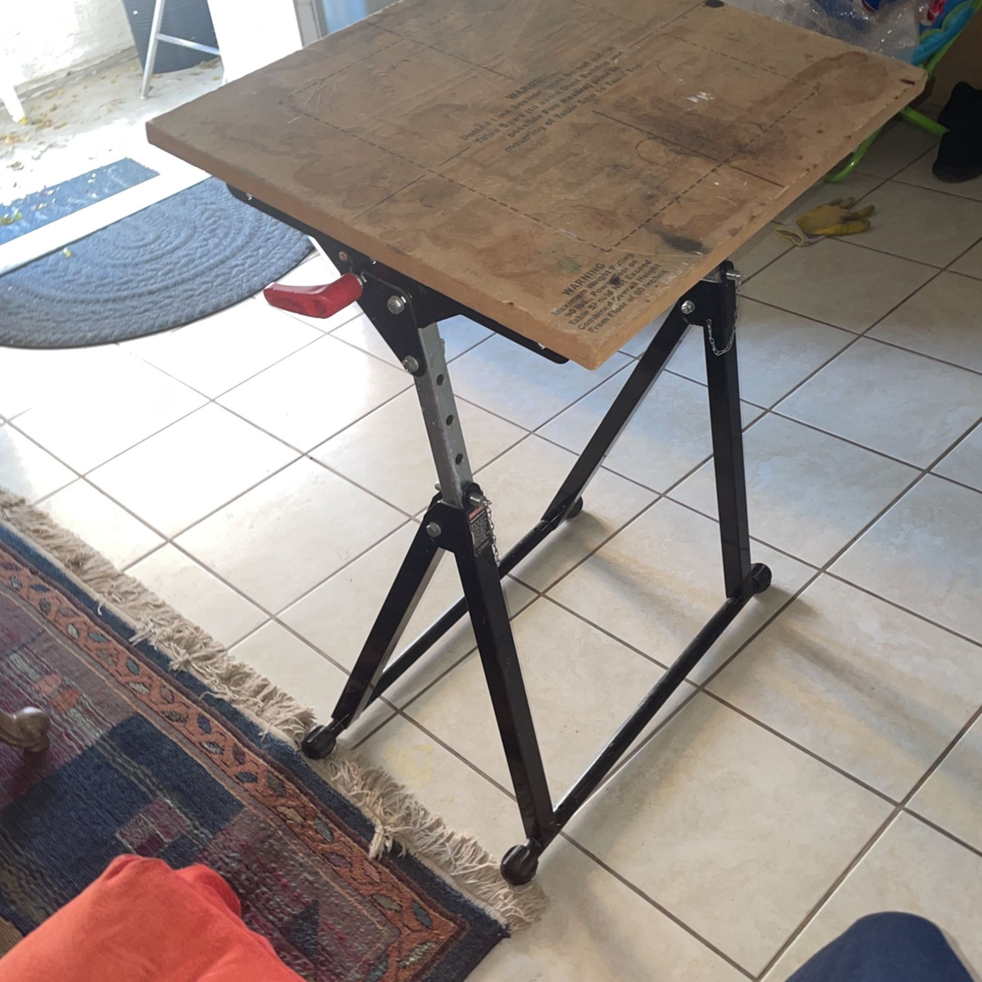 Table Top To Mount Saw