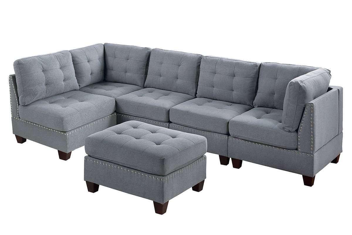 💥 BLACKFRIDAY DEAL 💥 Brand New Grey 6pc Modular Sectional Set