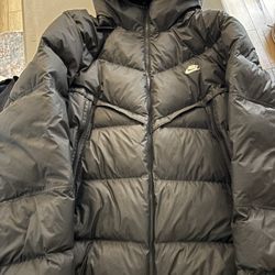 Black Nike puffer