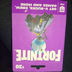 Fortnite 30 Dollar Gift Card