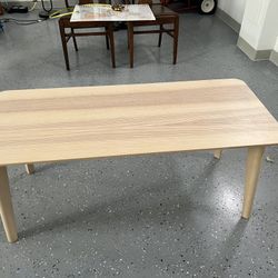 Sturdy wood table