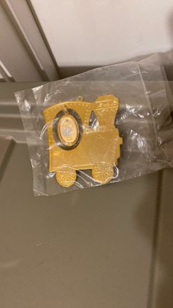 Train Metal Ornament Or Magnets 2 New