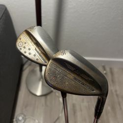 Titleist Vokey SM10 WedgeWorks 56D/60M Raw Custom Wedges