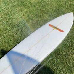 6’0 Custom Hand-Shaped Sunset Surfboards quad fish/hybrid