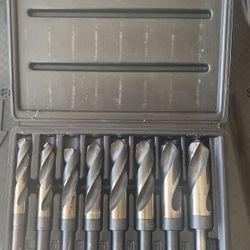 8 Piece Silver And Deming Drill Set $25
