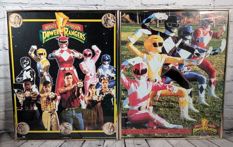 Vintage 1994 Mighty Morphin Power Rangers Poster