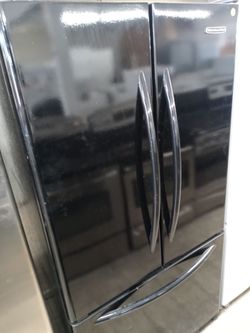 KitchenAid black french door refrigerator - Free delivery