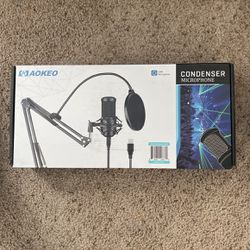 AOKEO USB Condenser Microphone 