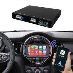 Road Top Wireless Carplay Android Auto for BMW Mini Cooper One Hatch Clubman F55 F56 F54 F57 NBT System 2014-2018 Year, Support Mirrorlink, Reverse Ca
