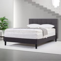 12" Spring Support Mattress, King, New in Box