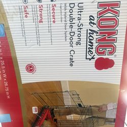 Kong Ultra Strong Double Door Dog Crate 