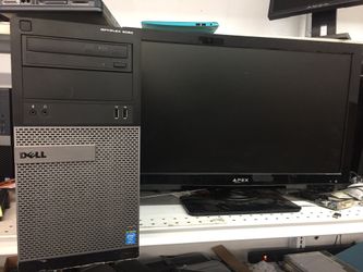 Dell gaming desktop with 22” Monitor windows 10 pro