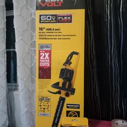 DeWalt 60v Flex Volt 16" Chainsaw With 9ah Battery 