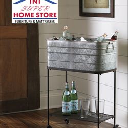 New Beverage 🧊🧉 Cart w/ Locking Wheels!