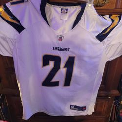 Tomlinson  #21 Reebok Chargers Away Jersey