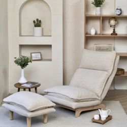 Lazy Chair / Day Bed / Foldable Floor Chair with Ottoman