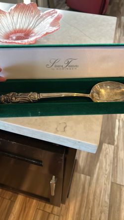 Genuine Christmas silver spoon