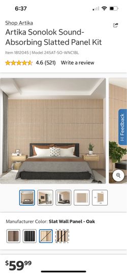 Artika Sonolok Acoustic Slat Wall Panels