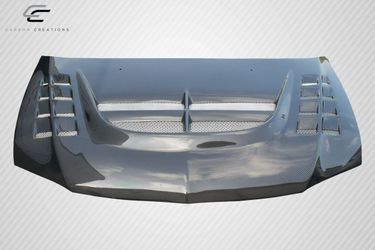 Blemished 2003-2006 Mitsubishi Lancer Evolution 8 9 Carbon Creations VT-X Hood - 1 Piece (S)