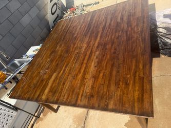 Wood table