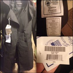 Army Dress Blues Trench overcoat