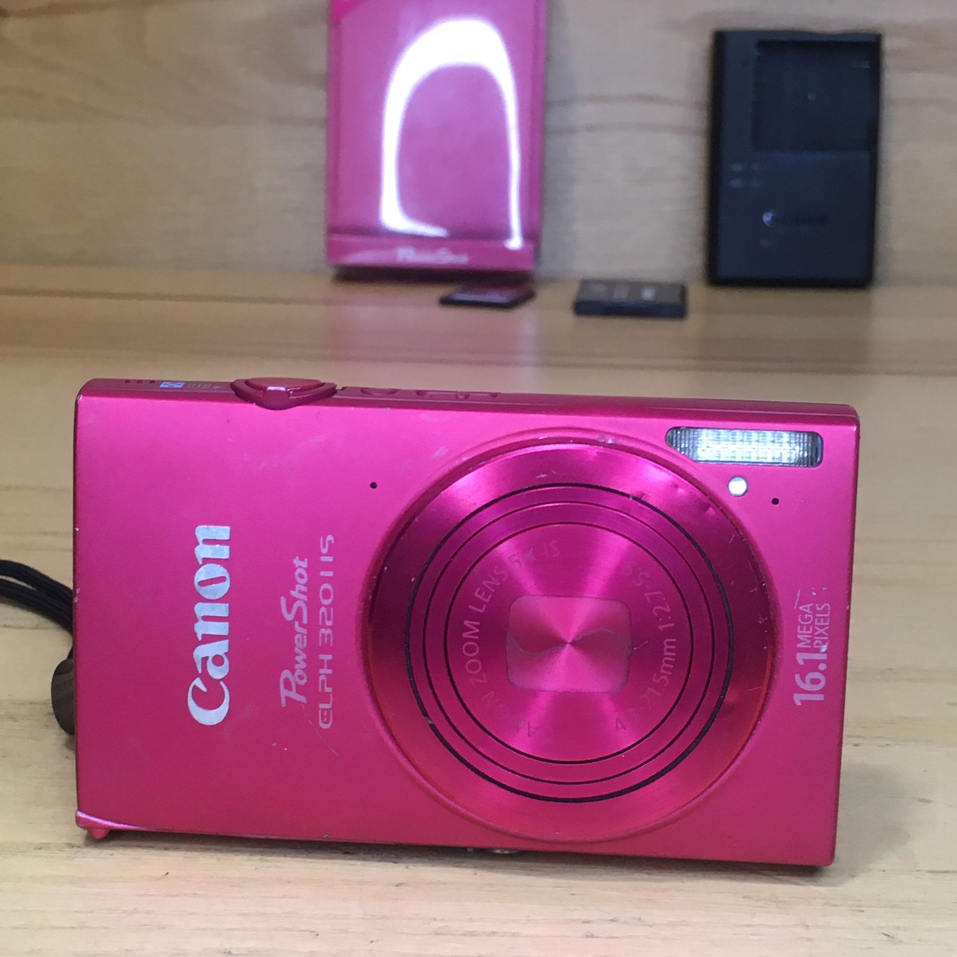 Camera Canon Powershot ELPh 320 HS 16MP pink Touch Screen
