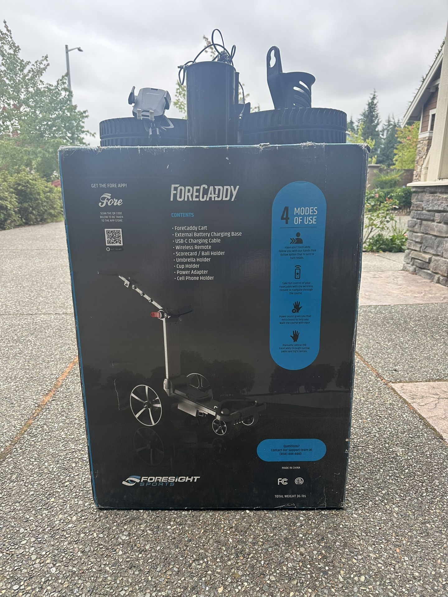 Foresight Forecaddy Electric Golf Trolly Cart Broken $300