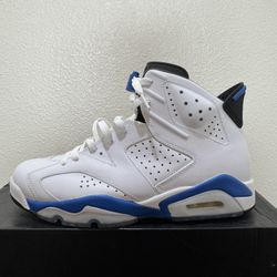 Jordan 6 Retro (2014) Sport Blue Size 8.5 Men DS Brand New w/OG Box 384664-107 