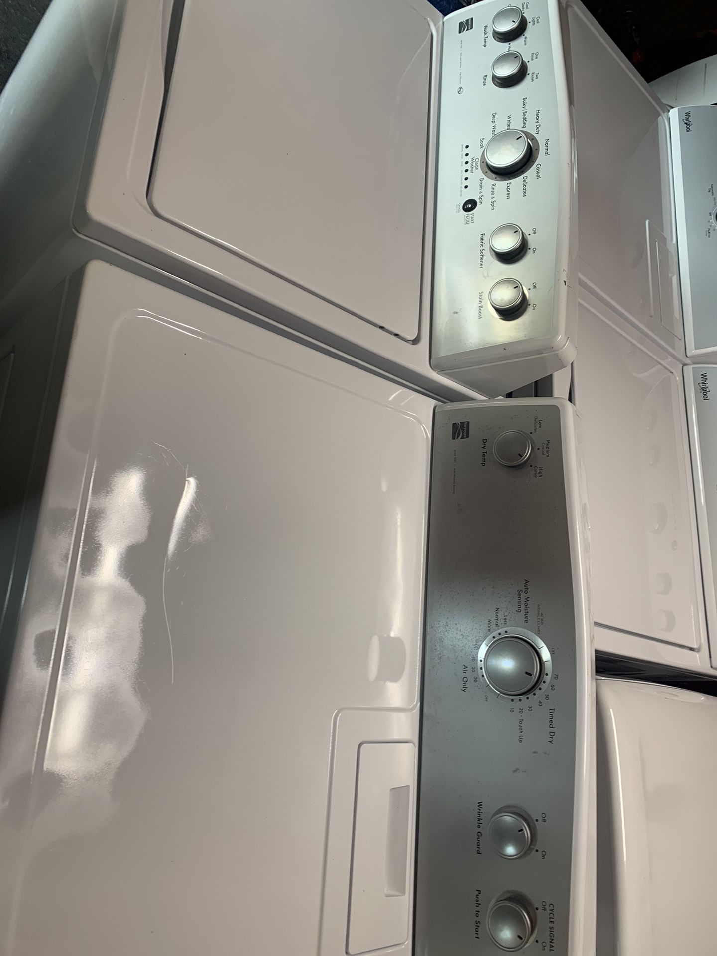 Kenmore top load washer and dryer very clean