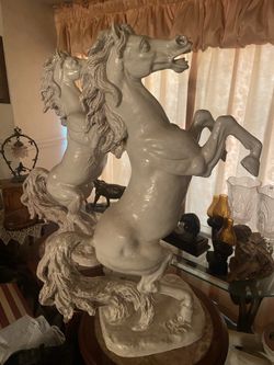 Porcelain Horse Statues