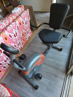 Workout bike seated